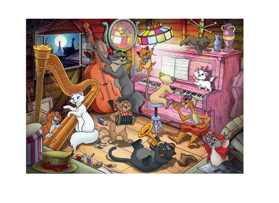 Ravensburger The Aristocats Pussel 1000 styck Tecknade serier Ravensburger The Aristocats Pussel 1000 styck Tecknade serier