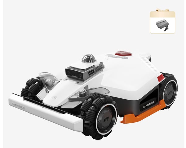 Miniatyrbild 6 av 7: Mammotion LUBA 3 AWD 3000 Robotgräsklippare Batteri Vit