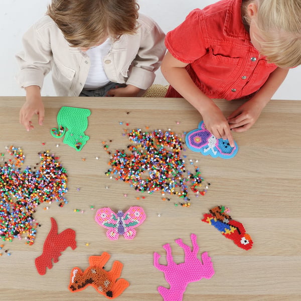 Miniatyrbild 3 av 7: SES Creative Beedz Children's packet of 3000 Mix Glitter Iron-on Beads Pärlor till pärlplattor