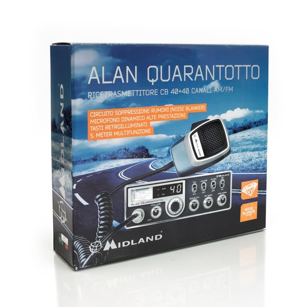 Pikkukuva 8 / 8: Midland Alan Quarantotto 40 kanavaa Rekan CB-radio