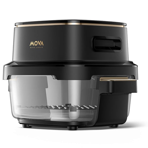 Miniatyrbillede 2 af 7: MOVA AF20 PRO frituregryde Enkelt 4 L Enkeltstående 1700 W Varmluftsteger Sort, Guld