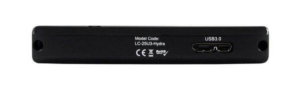 LC-Power LC-25U3-Hydra HDD kabinet Sort 2.5"