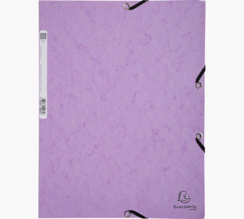 Exacompta 55560E folder Pressboard Forskellige farver, Blå, Koral, Grøn, Mauve, Gul A4