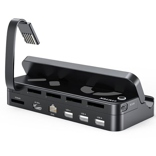 Miniatyrbillede 3 af 4: UNITEK G1002F01 mobil dockingstation Håndholdt spillekonsol Sort