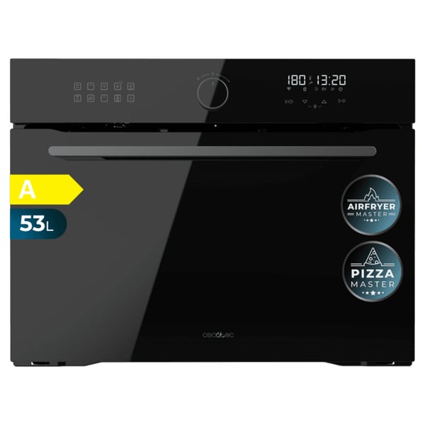 Miniatyrbillede 1 af 14: Cecotec Bolero Hexa AF314500 Glass Black A 53 L 2800 W Sort