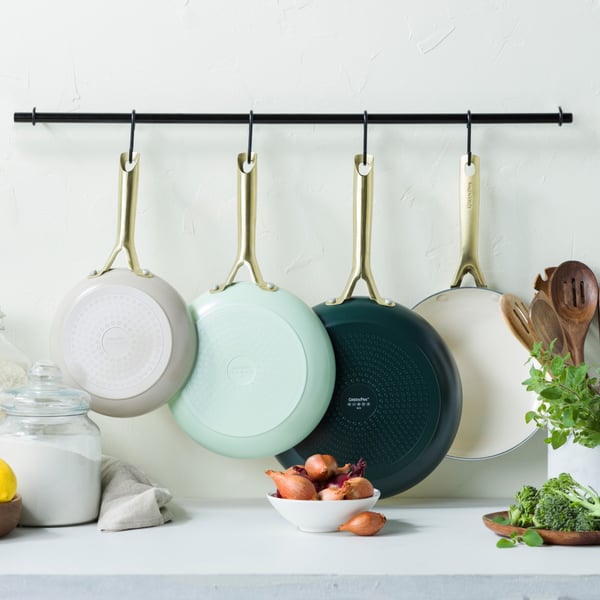 Miniatyrbild 4 av 10: GreenPan CC009018-001 pan/pot set 3 styck