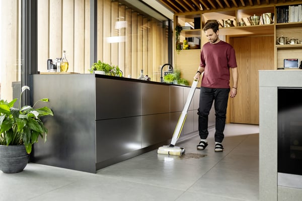 Kärcher FC 8 Smart Signature Line Elektrisk kost Batteri Våd Poseløs Sølv, Hvid, Gul 2,85 At