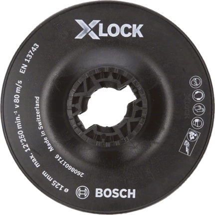 Miniatyrbild 1 av 5: Bosch 2 608 601 716 vinkelslipare tillbehör Fästplatta