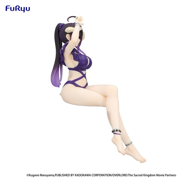 FuRyuu OVERLORD Noodle Stopper Figure -Albedo Swimsuit Dark Purple Color ver.-