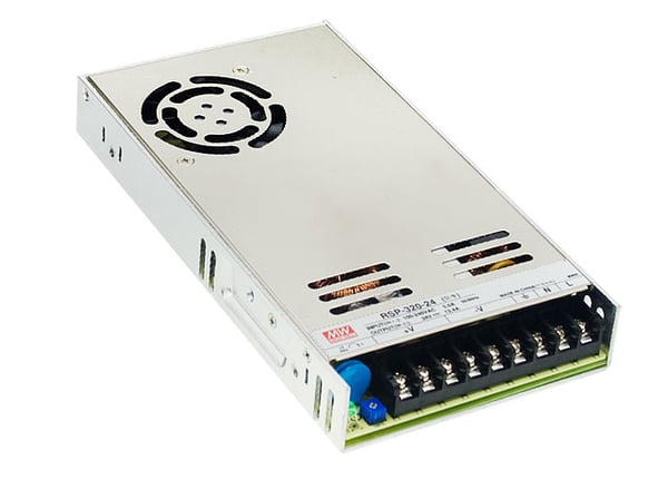 MEAN WELL RSP-320-24 strömförsörjningsenheter 321,6 W 1U Silver