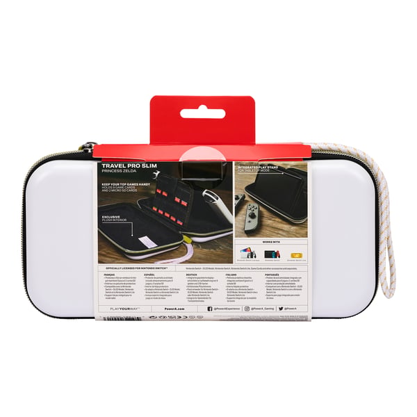 Miniatyrbillede 4 af 14: PowerA NSCS0054-01 transportabel spillekonsol etui Cover Nintendo Hvid