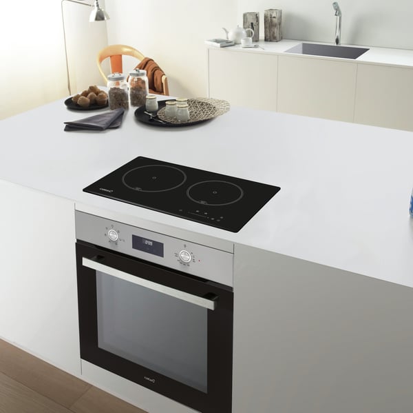 CATA IB2 PLUS BK Sort Indbygget 59 cm Zone induktionskogeplade 2 zone(s)