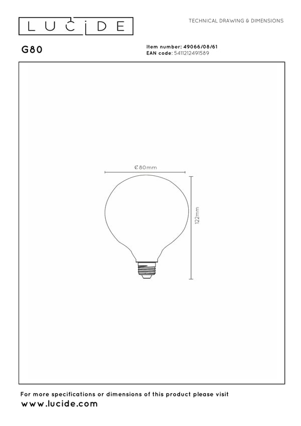 Pikkukuva 2 / 7: Lucide 49066/08/61 luokittelematon