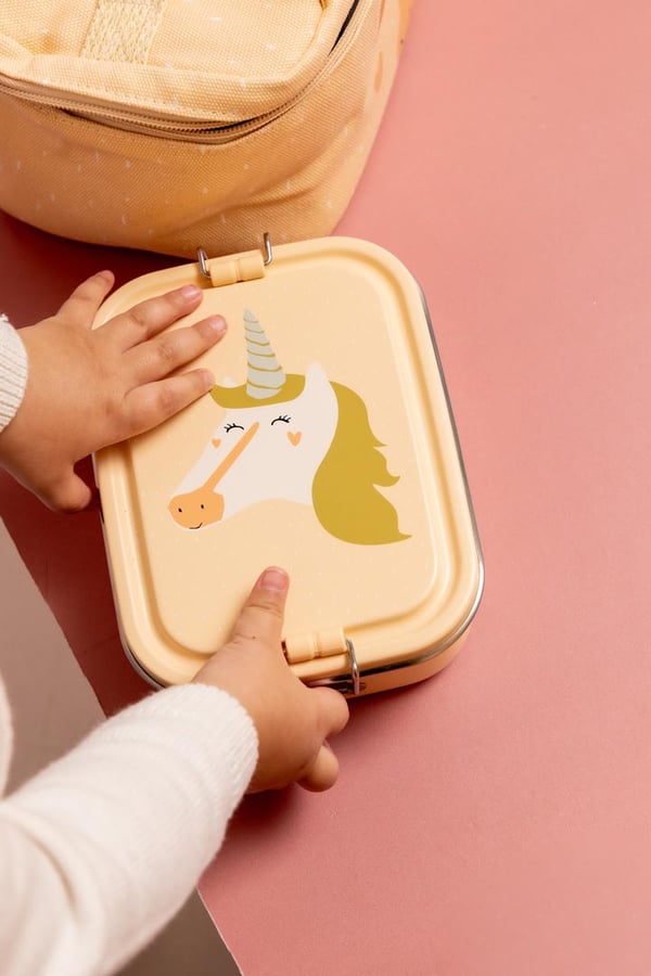 TRIXIE 2359224 lounaslaatikko Lounasrasia Silikoni, Ruostumaton teräs Beige, Vihreä, Valkoinen 1 kpl