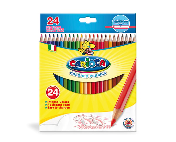 Carioca Hexagonal Flere 24 stk Carioca Hexagonal Flere 24 stk