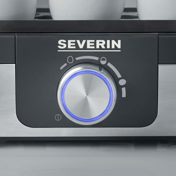Miniatyrbild 2 av 5: Severin EK 3163 3 ägg Svart, Rostfritt stål, Transparent