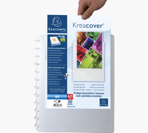 Miniatyrbild 2 av 2: Exacompta 86371E plastfickor 210 x 297 mm (A4) Polypropylen (PP)