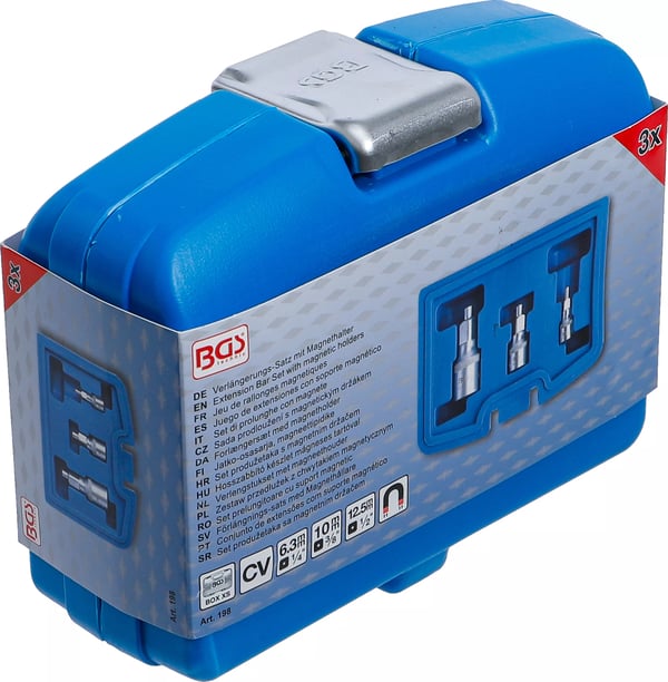 Miniatyrbillede 7 af 10: BGS technic Extension Bar Set with magnetic holders