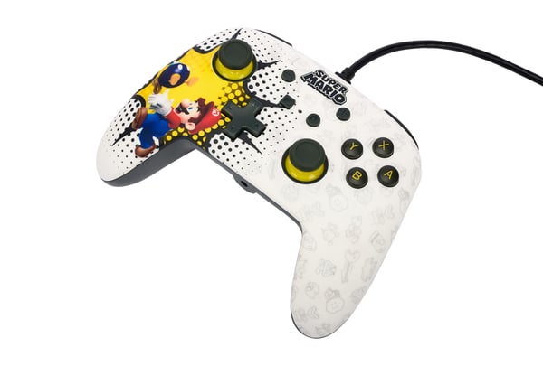 PowerA NSGP0085-01 spil-controller Sort, Blå, Rød, Hvid, Gul USB Gamepad Analog Nintendo Switch
