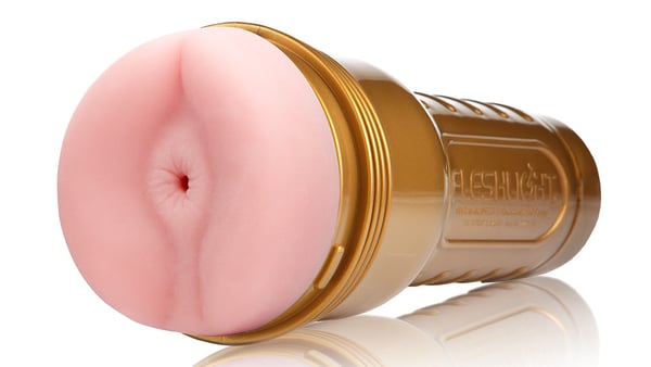 Fleshlight Stamina Training Unit Butt Ficklampsmasturbator Guld, Rosa Silikon Fleshlight Stamina Training Unit Butt Ficklampsmasturbator Guld, Rosa Silikon