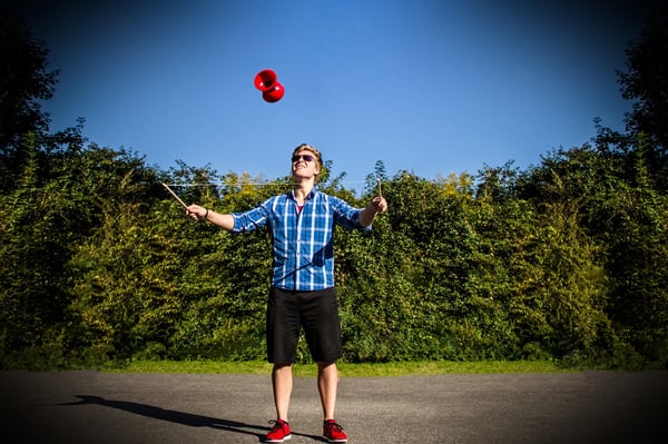 Schildkröt Funsports Diabolo Set Diabolo sæt med håndpinde