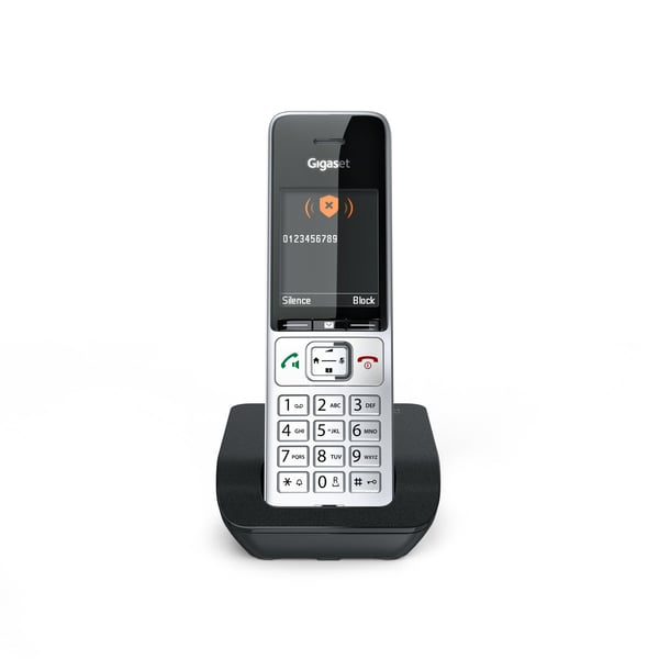 Miniatyrbillede 4 af 18: Gigaset COMFORT 500 DECT telefon Nummervisning Sort, Sølv
