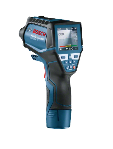 Bosch GIS 1000 C Professional Optisk temperaturmätare Inomhus / utomhus Svart, Blå