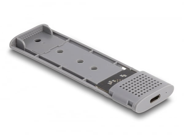 Miniatyrbild 2 av 9: DeLOCK 42019 Hölje för lagringsenheter SSD-inkapsling Grå M.2