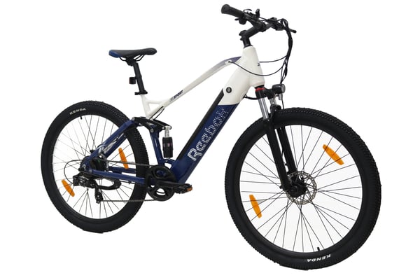 Miniatyrbillede 6 af 7: Reebok RK-FITMTBSP-BW elektrisk cykel Blå, Hvid Aluminium L 73,7 cm (29") 25,5 kg Lithium