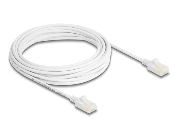 DeLOCK 80362 netværkskabel Hvid 5 m Cat6a U/UTP (UTP)