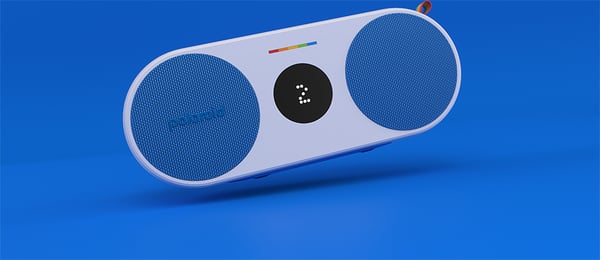 Miniatyrbillede 1 af 5: Polaroid PLRMUSICP29087BLU Bærbare højttalere og festhøjttalere Blå, Hvid