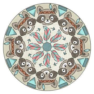 Ravensburger Midi Mandala-Designer Boho Style Farvelægning billedsæt