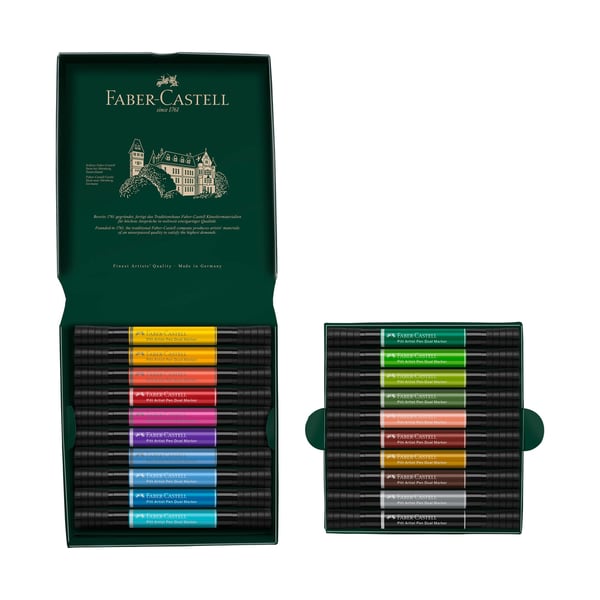 Miniatyrbild 3 av 3: Faber-Castell 162020 märkpennor 20 styck Multifärg