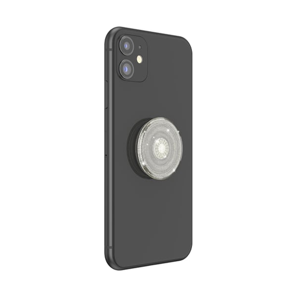 Miniatyrbillede 3 af 7: PopSockets Clear Glitter Silver