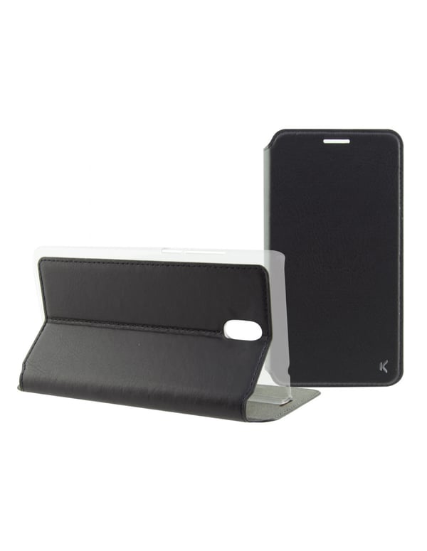 Ksix B0754FU81 mobiltelefon etui 15 cm (5.9") Flipetui Sort