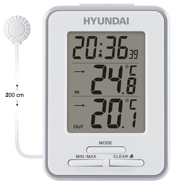 Hyundai WS 1021 Hvid Batteri