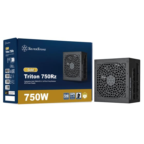 Silverstone Triton 750Rz enhed til strømforsyning 750 W 24-pin ATX ATX Sort