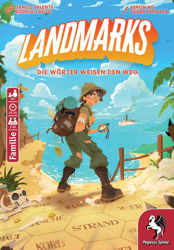 Pegasus Landmarks 25 min Brädspel Familj