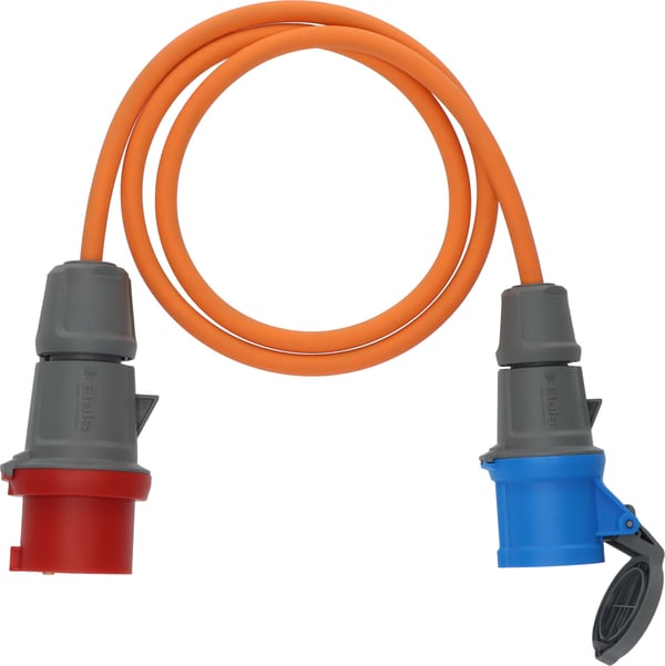 Brennenstuhl 1132970025 stikdåse 1,5 m Udendørs Blå, Grå, Orange, Rød