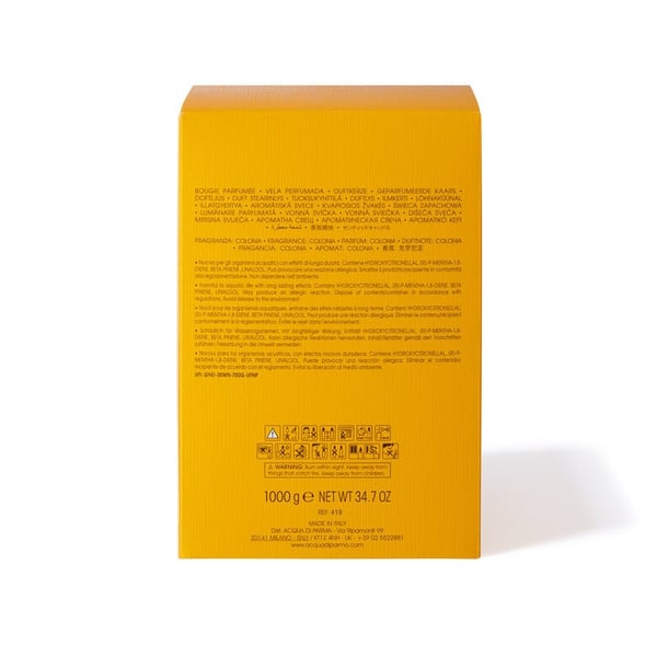 Pikkukuva 2 / 8: Acqua di Parma Colonia vahakynttilä Neliö Keltainen 1 kpl