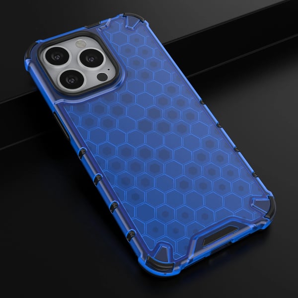 Hurtel Honeycomb mobiltelefon etui 15,5 cm (6.1") Hylde etui Blå