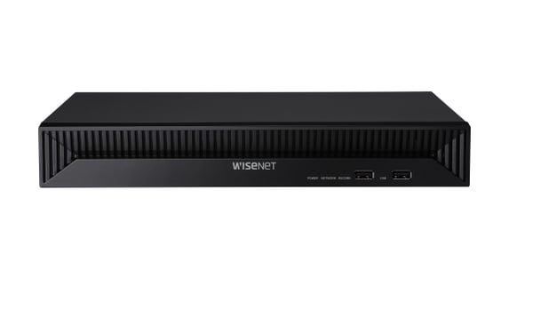 Miniatyrbild 3 av 4: Hanwha QRN-830S nätverksvideobandspelare (NVR) Svart