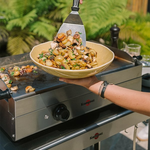 Miniatyrbillede 6 af 7: Krampouz Saveur Grill Bordplade Elektrisk Rustfrit stål 3200 W