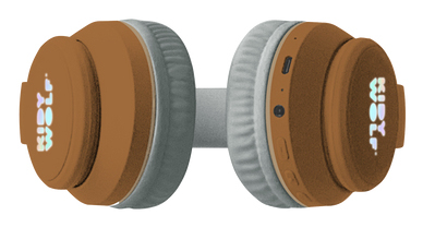 Pikkukuva 15 / 19: KIDYWOLF 418282 kuulokkeet ja kuulokemikrofoni Langallinen & langaton Pääpanta Musiikki/Päivittäin USB Type-C Bluetooth Ruskea