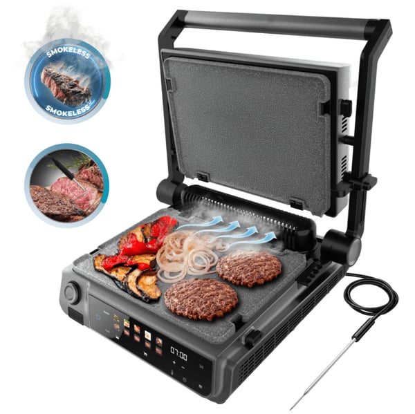 Cecotec Rock'nGrill 2000 Smash PerfectCook kosketusgrilli