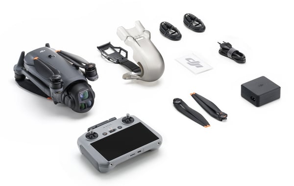 Miniatyrbillede 19 af 19: DJI Mavic 4 Pro 4 rotorer Quadrokopter 100 MP 12288 x 8192 pixel 6654 mAh Grå