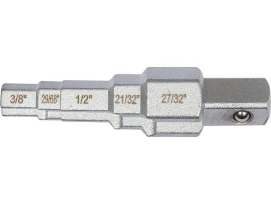 Pikkukuva 2 / 6: Yato YT-03314 räikkäväännin Kromivanadiini-teräs 12.7 mm 1 kpl Punainen