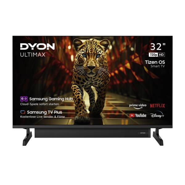 Dyon Ultimax 32H-TI-WS 81,3 cm (32") HD Smart TV Wi-Fi Sort