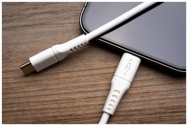 FIXED FIXDLS-CC12-WH USB-kabel USB 2.0 1,2 m USB C 4,8 Gbit/sek. Hvid