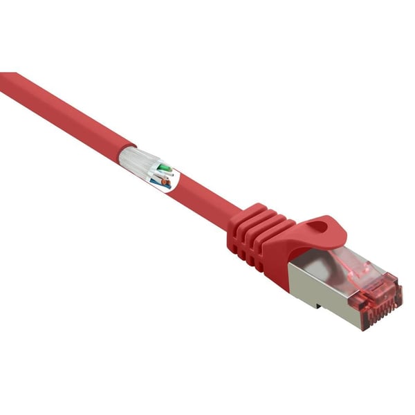 Renkforce RF-5176540 netværkskabel Rød 0,5 m Cat6 S/FTP (S-STP)